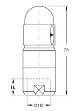 rotierender_behaelterreinigungskopf_kugellager_zeichnung